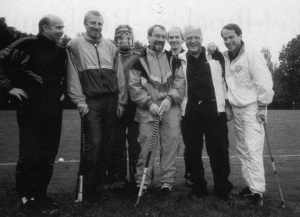 Horst Koch 1991 mit den Senioren in Stuttgart